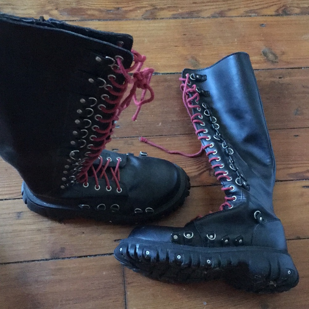 Tall Lace Up Boot